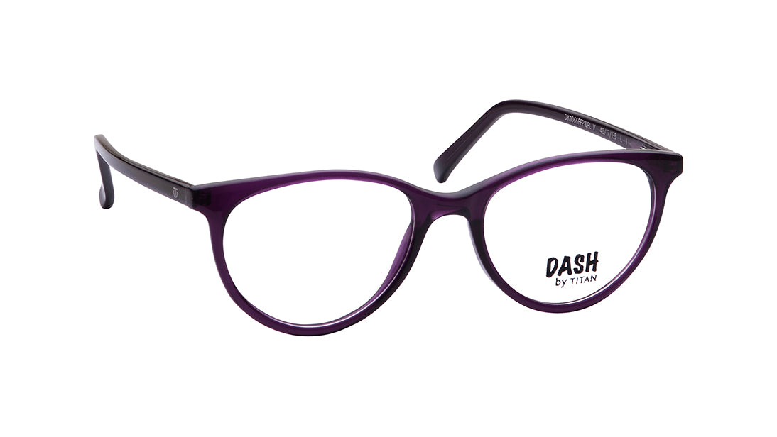 Purple CatEye Rimmed Kids Eyeglasses (DK1066FFP1LPLV|48)