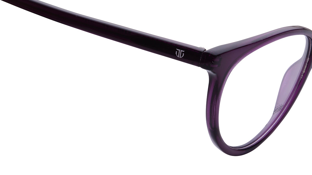 Purple CatEye Rimmed Kids Eyeglasses (DK1066FFP1LPLV|48)