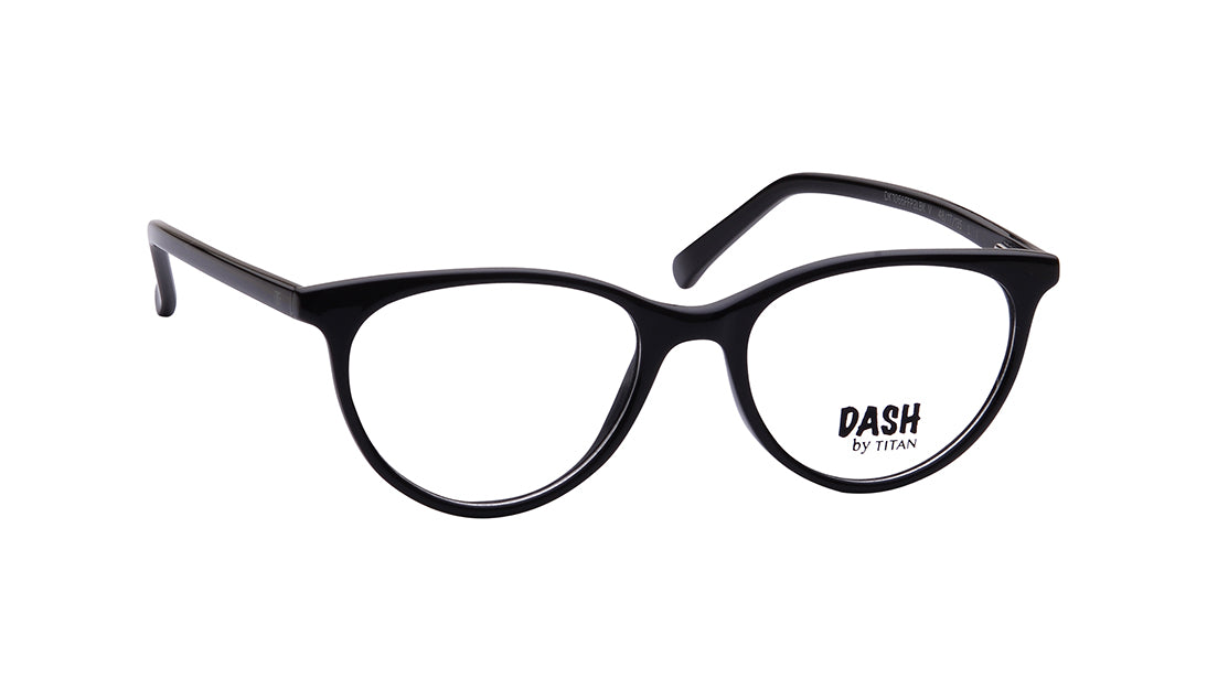 Black CatEye Rimmed Kids Eyeglasses (DK1066FFP2LBKV|48)