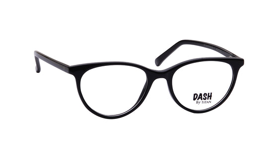 Black CatEye Rimmed Kids Eyeglasses (DK1066FFP2LBKV|48)