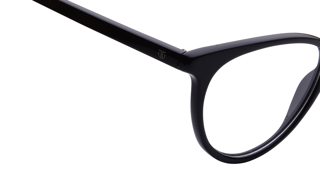 Black CatEye Rimmed Kids Eyeglasses (DK1066FFP2LBKV|48)