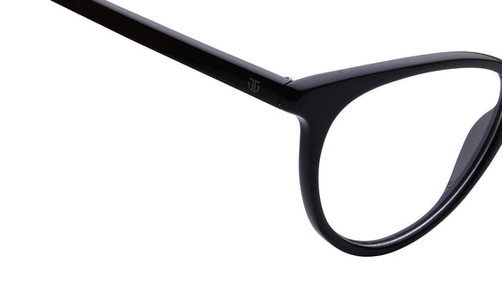 Black CatEye Rimmed Kids Eyeglasses (DK1066FFP2LBKV|48)
