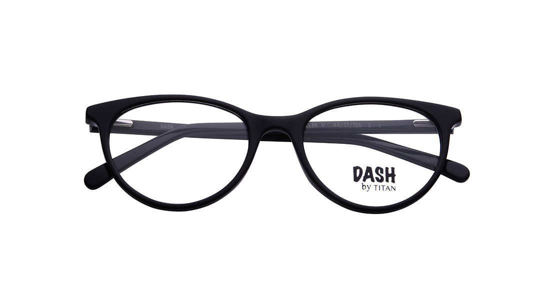 Black CatEye Rimmed Kids Eyeglasses (DK1066FFP2LBKV|48)