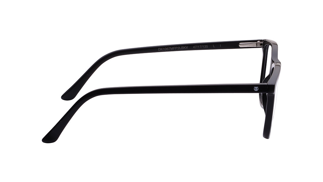 Black Wayfarer Rimmed Kids Eyeglasses (DK1067MFP2LBKV|47)