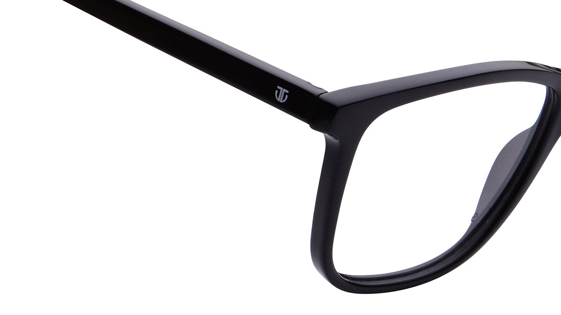 Black Wayfarer Rimmed Kids Eyeglasses (DK1067MFP2LBKV|47)