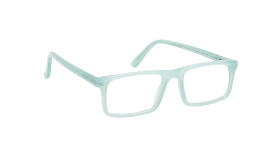 Green Rectangle Kids Rimmed Eyeglasses(DK1071UFP1MGRV|47)
