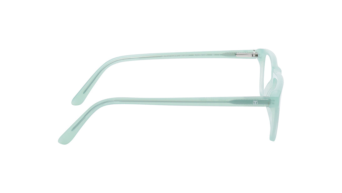 Green Rectangle Kids Rimmed Eyeglasses(DK1071UFP1MGRV|47)