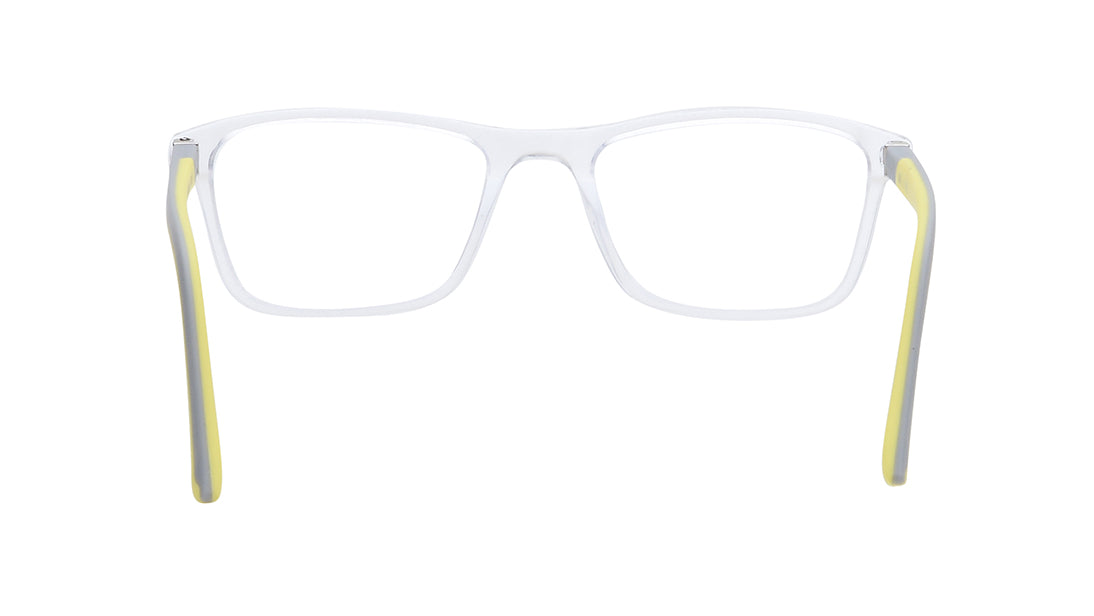 Transparent Rectangle Rimmed Eyeglasses for Kids