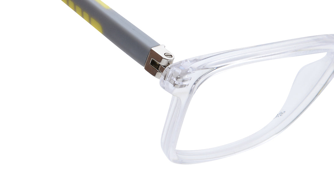 Transparent Rectangle Rimmed Eyeglasses for Kids
