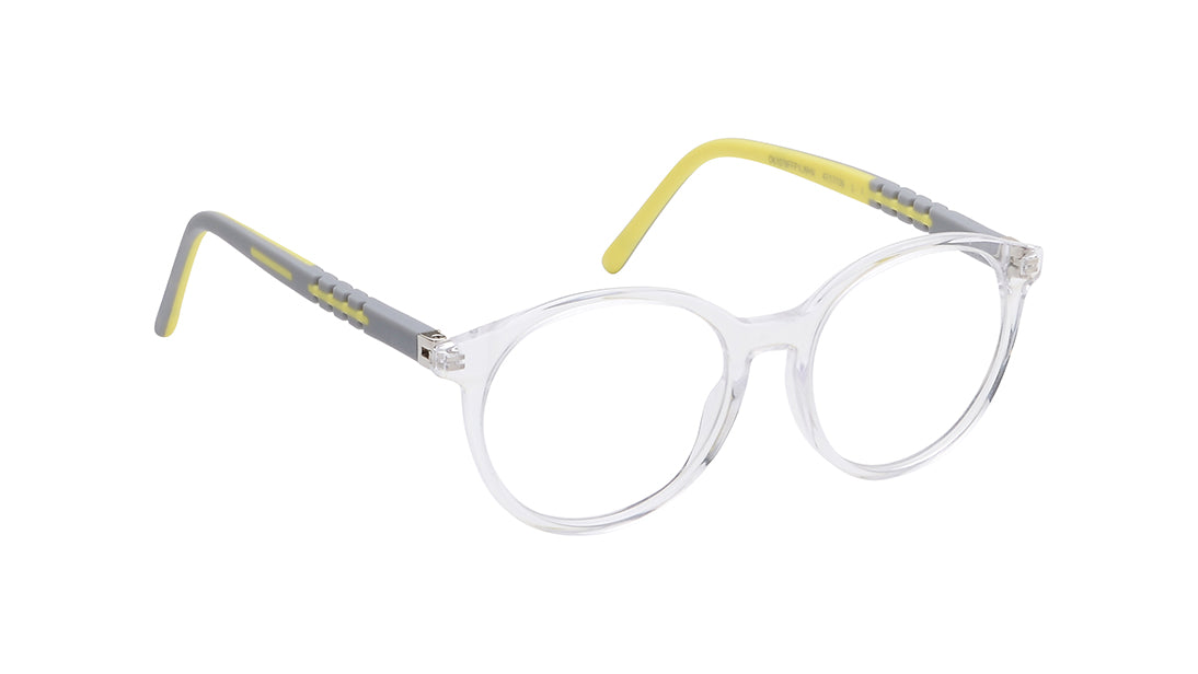 Transparent Round Rimmed Eyeglasses for Kids