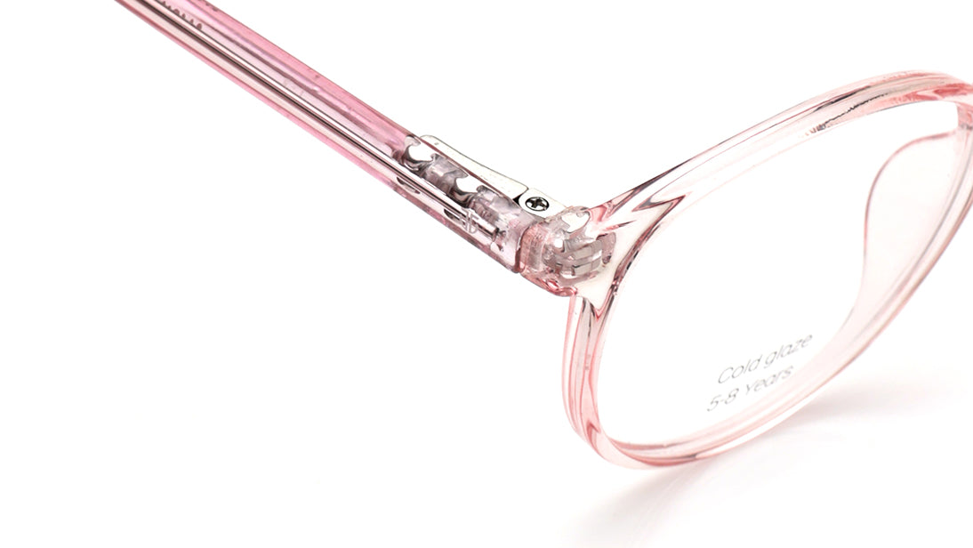 Pink Round Rimmed Eyeglasses for Kids