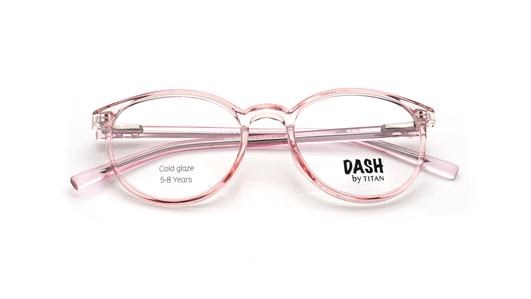 Pink Round Rimmed Eyeglasses for Kids