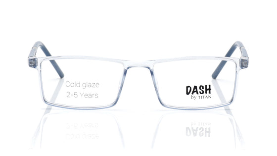 Blue  Rectangle Rimmed Eyeglasses for Kids