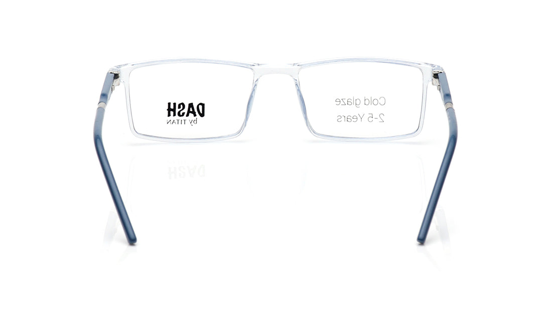 Blue  Rectangle Rimmed Eyeglasses for Kids