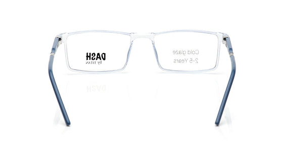 Blue  Rectangle Rimmed Eyeglasses for Kids