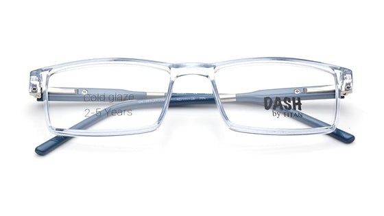 Blue  Rectangle Rimmed Eyeglasses for Kids