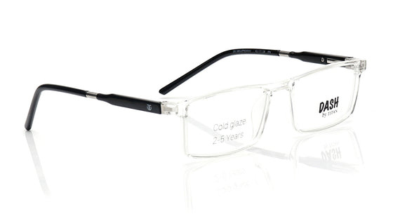 Crystal Rectangle Rimmed Eyeglasses for Kids