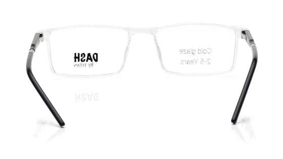 Crystal Rectangle Rimmed Eyeglasses for Kids