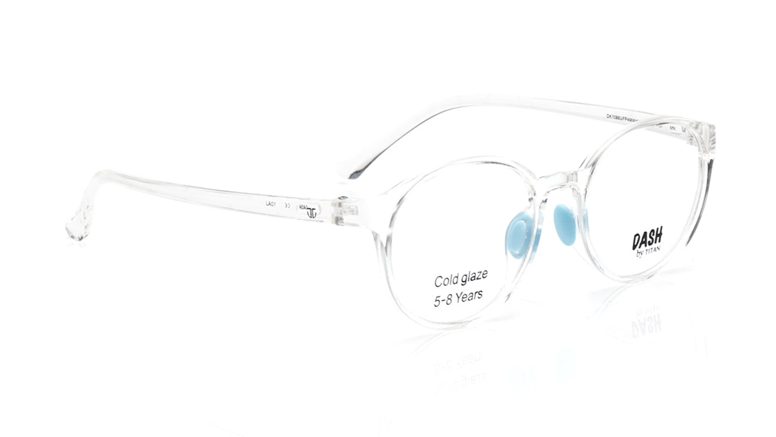 Crystal Round Rimmed Eyeglasses for Kids