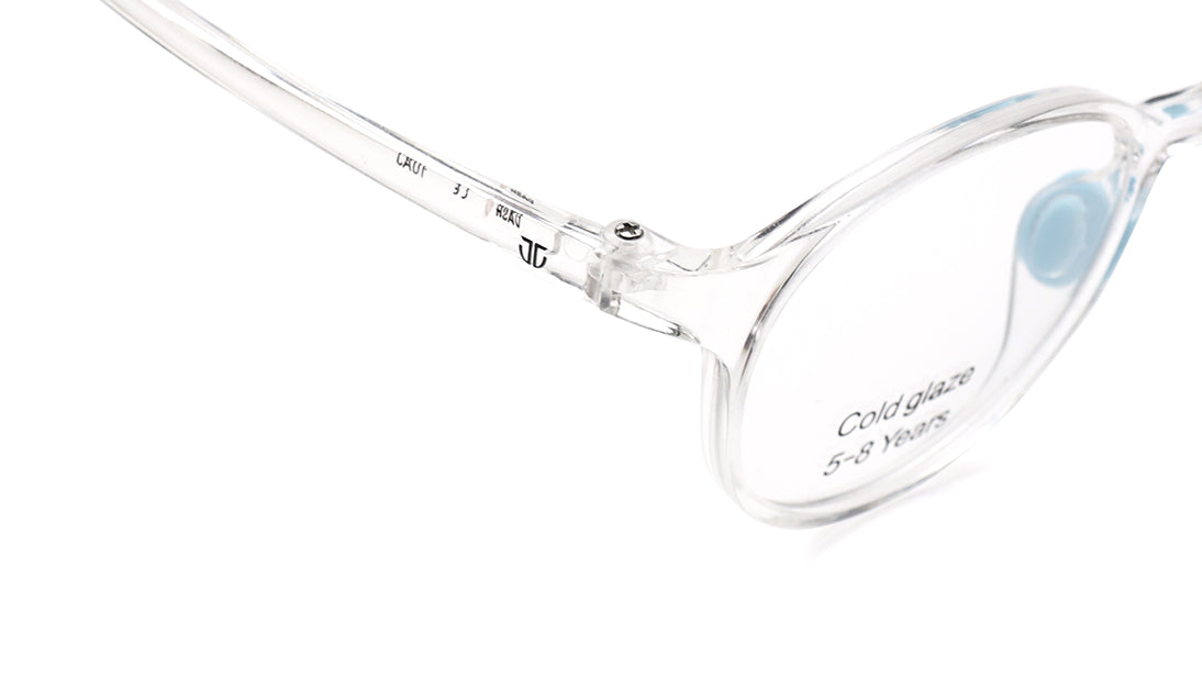 Crystal Round Rimmed Eyeglasses for Kids
