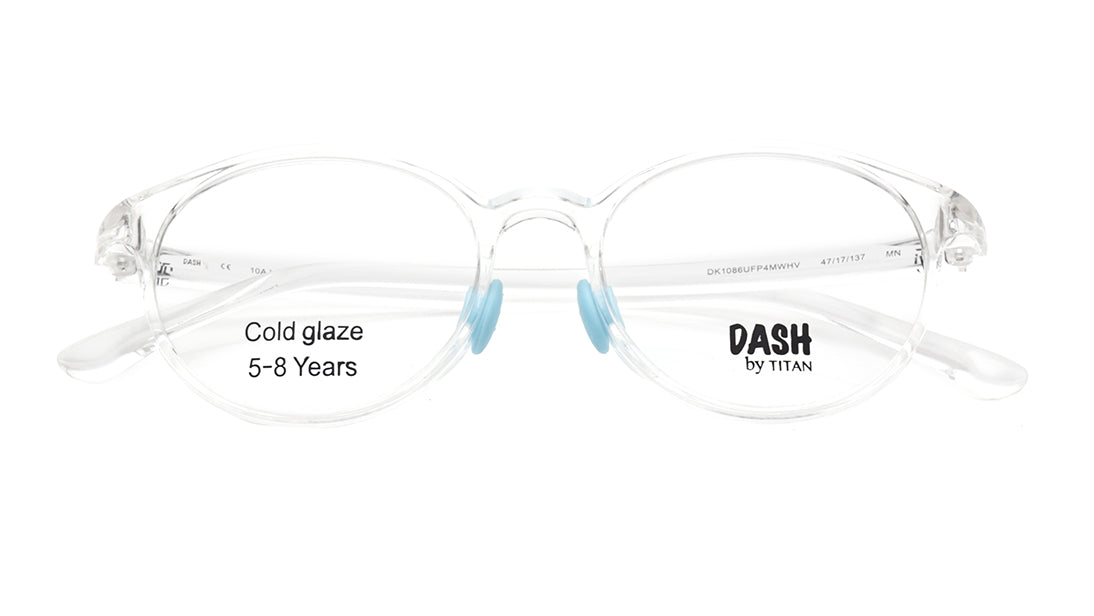 Crystal Round Rimmed Eyeglasses for Kids