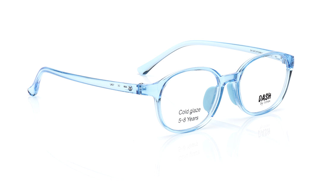 Blue Round Rimmed Eyeglasses for Kids