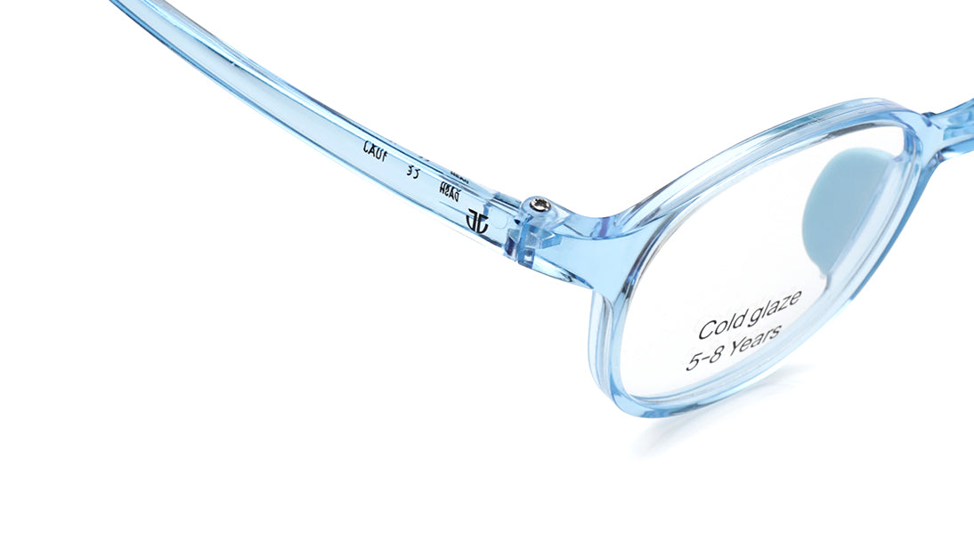 Blue Round Rimmed Eyeglasses for Kids
