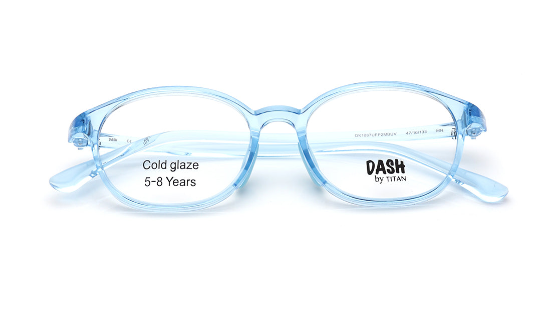 Blue Round Rimmed Eyeglasses for Kids