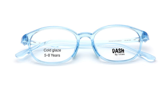 Blue Round Rimmed Eyeglasses for Kids
