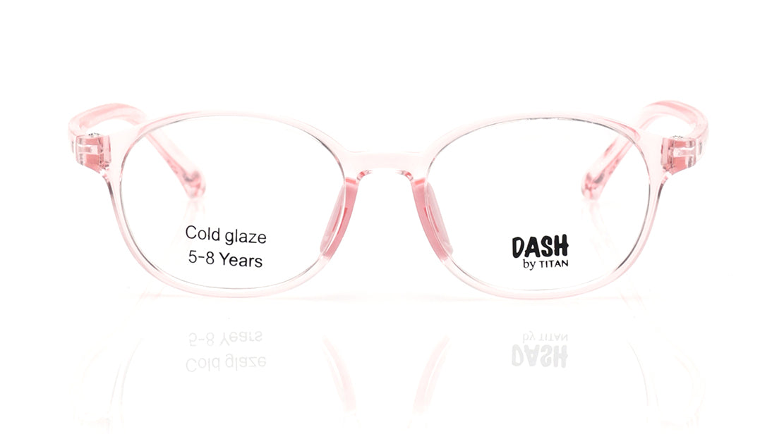 Crystal Round Rimmed Eyeglasses for Kids