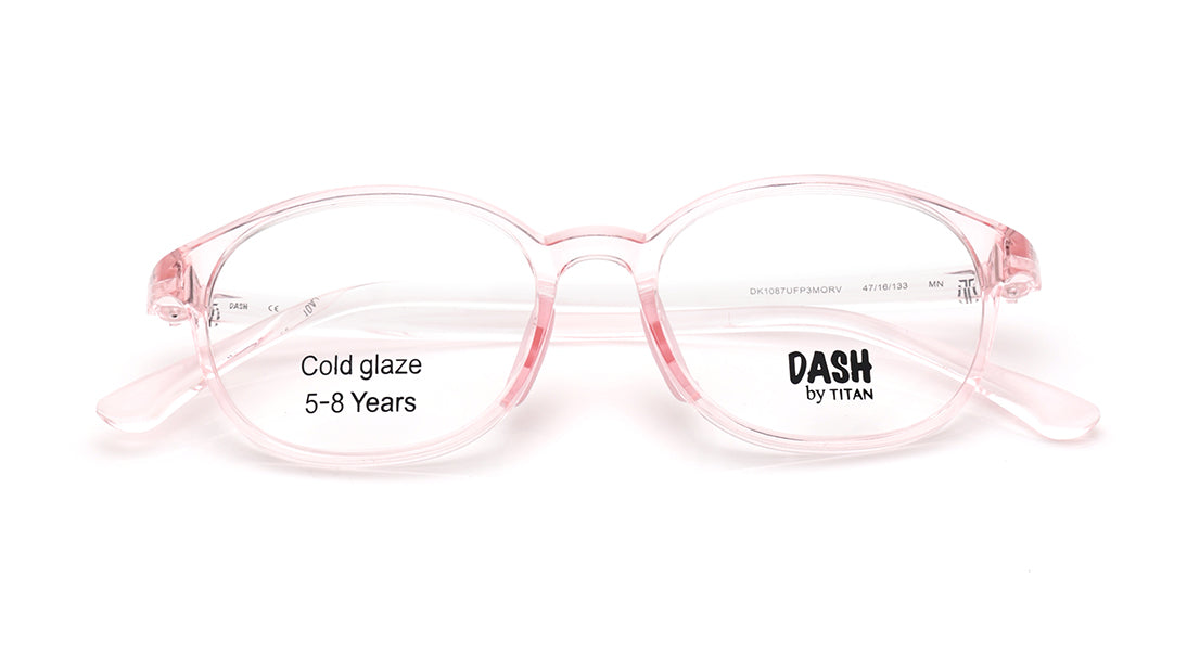 Crystal Round Rimmed Eyeglasses for Kids