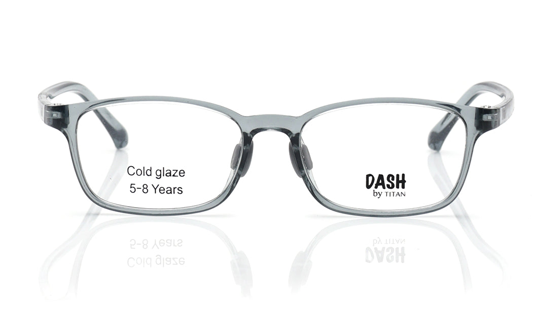 Grey Square Rimmed Eyeglasses for Kids