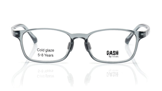 Grey Square Rimmed Eyeglasses for Kids