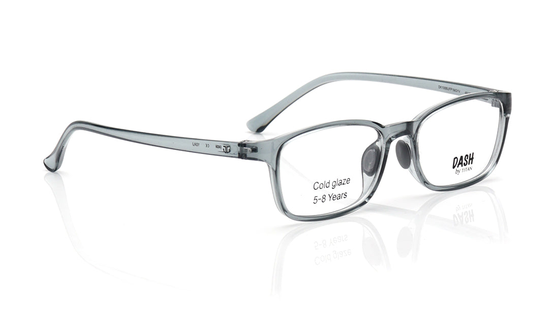 Grey Square Rimmed Eyeglasses for Kids