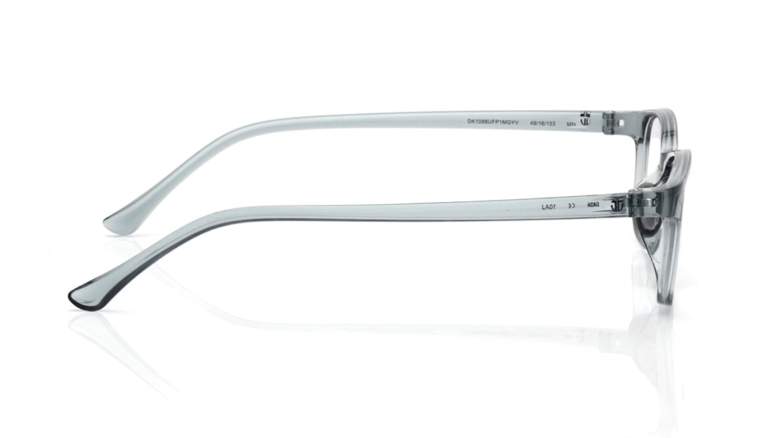 Grey Square Rimmed Eyeglasses for Kids