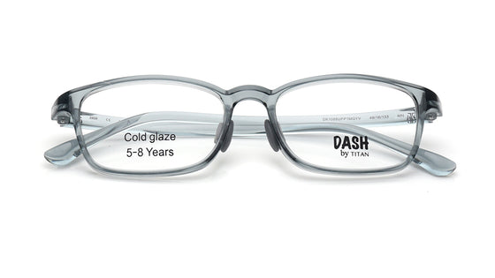 Grey Square Rimmed Eyeglasses for Kids