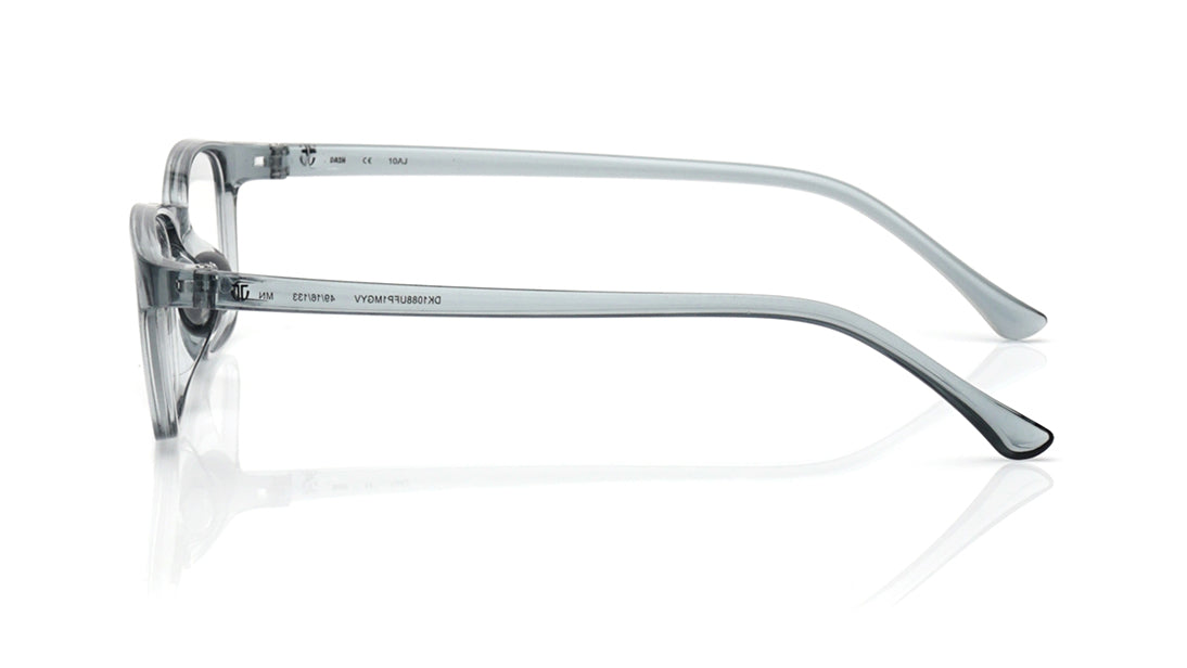 Grey Square Rimmed Eyeglasses for Kids