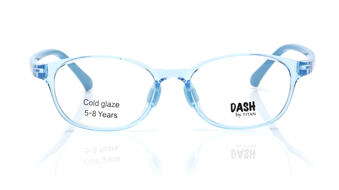 Blue Round Rimmed Eyeglasses for Kids