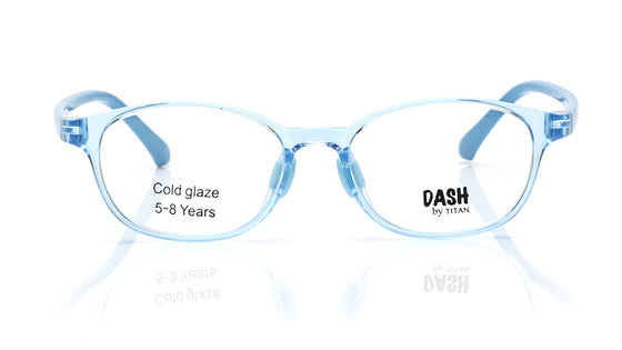 Blue Round Rimmed Eyeglasses for Kids