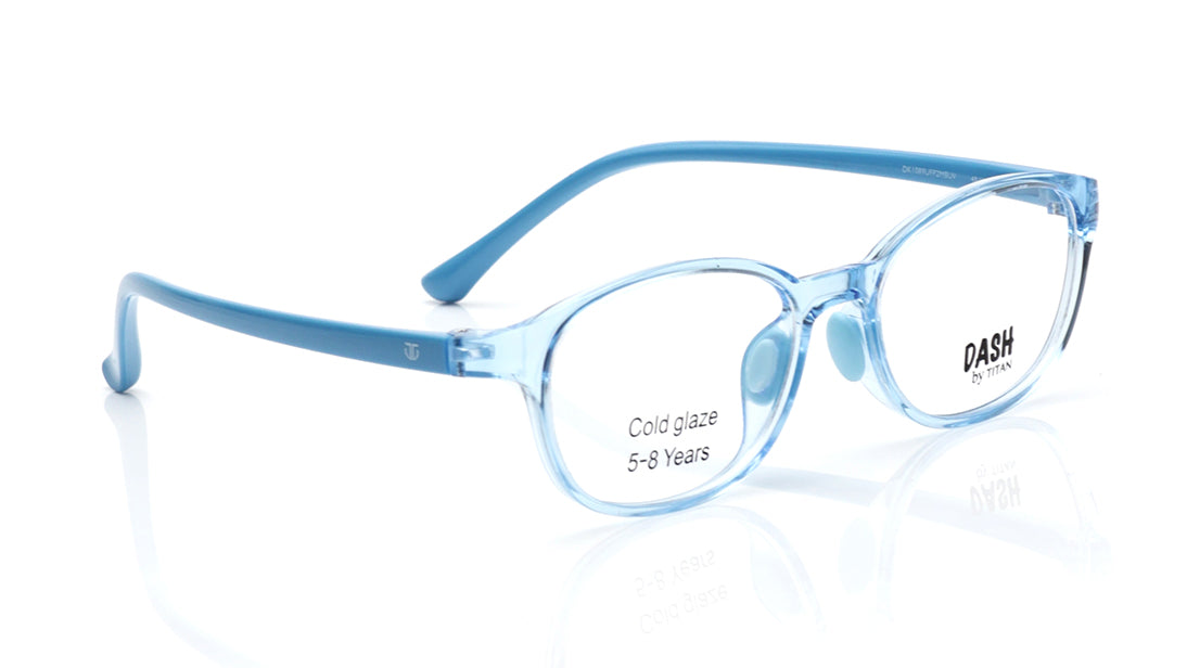 Blue Round Rimmed Eyeglasses for Kids