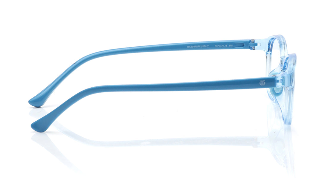Blue Round Rimmed Eyeglasses for Kids