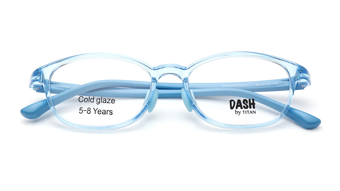 Blue Round Rimmed Eyeglasses for Kids