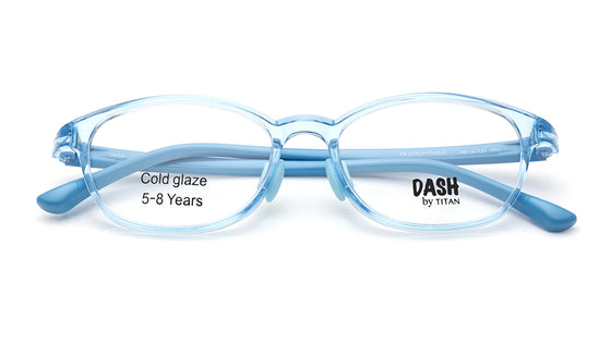 Blue Round Rimmed Eyeglasses for Kids