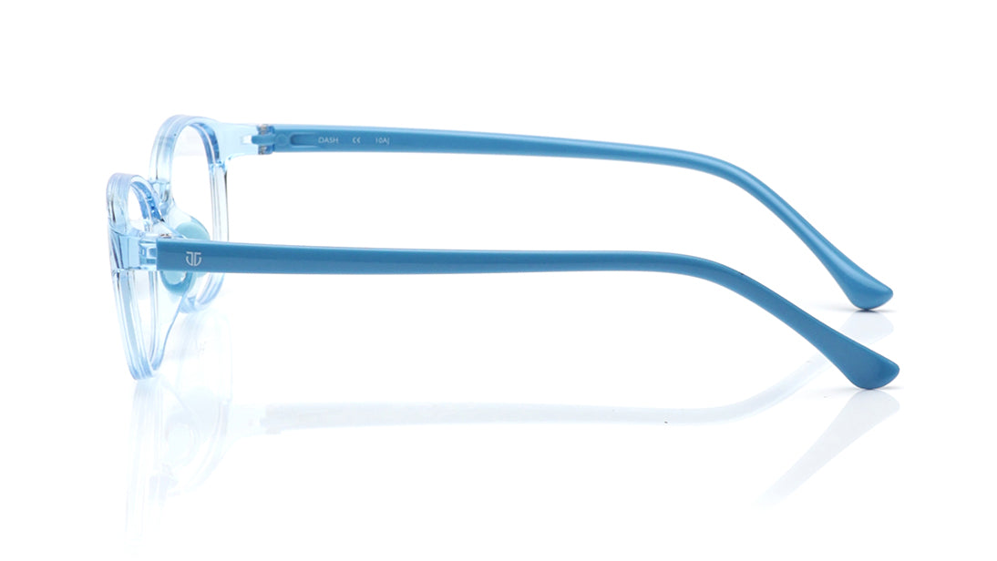Blue Round Rimmed Eyeglasses for Kids