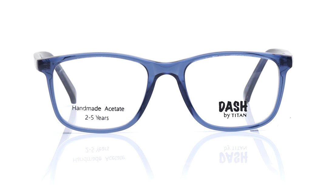 Blue Square Rimmed Eyeglasses for Kids