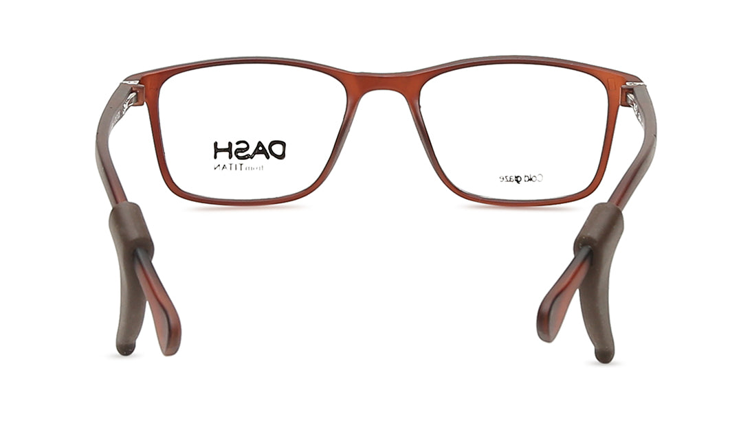 Brown Square Rimmed Eyeglasses (DK54UFP2LBRV|47)