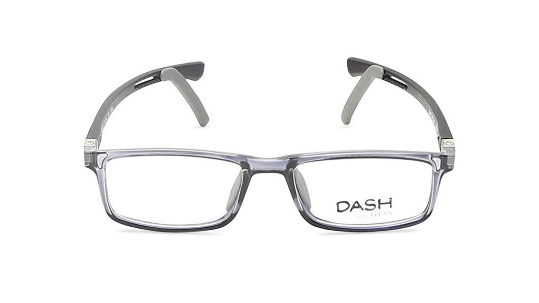 Grey Rectangle Rimmed Eyeglasses (DKRTUFP2GYV|47)