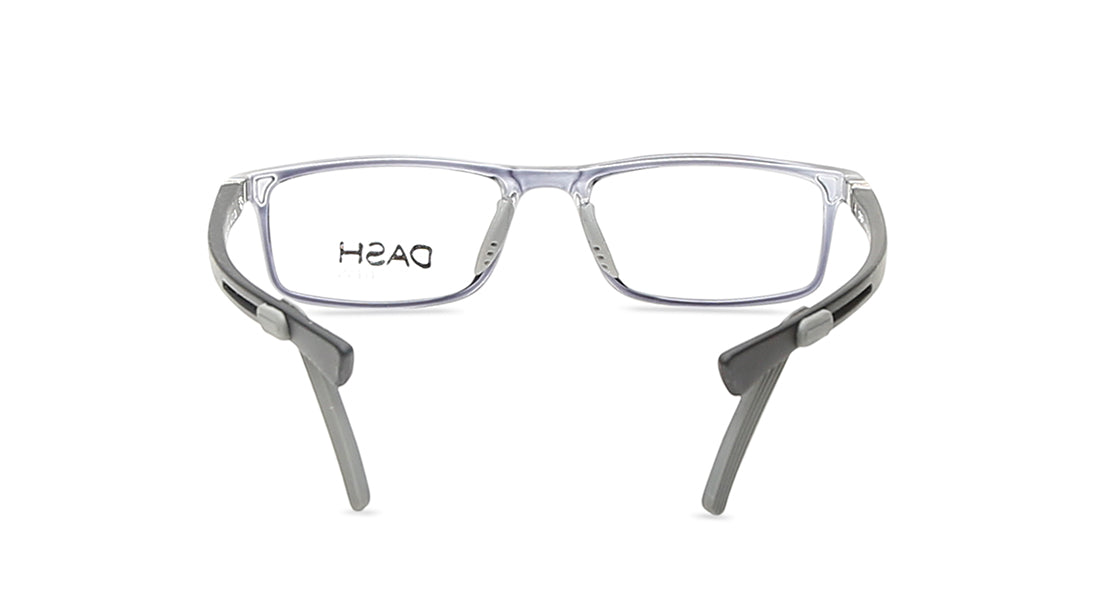 Grey Rectangle Rimmed Eyeglasses (DKRTUFP2GYV|47)