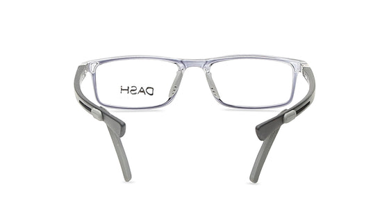 Grey Rectangle Rimmed Eyeglasses (DKRTUFP2GYV|47)