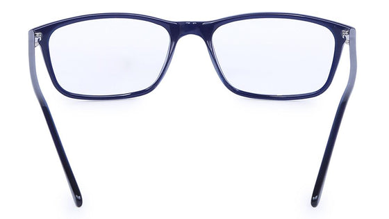 Blue Rectangle Rimmed Eyeglasses (EW1002UFP1|52)